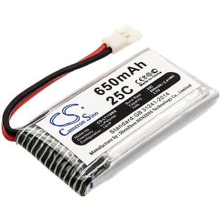 Bsc Preferred Huajun W609-10 W609-9 650mAh FPV Replacement Battery CS-LT118RX.4